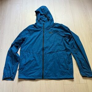REI Blue Lightweight Hooded Jacket
